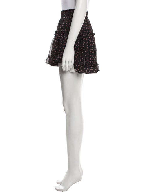 MISA Los Angeles Printed Mini Skirt