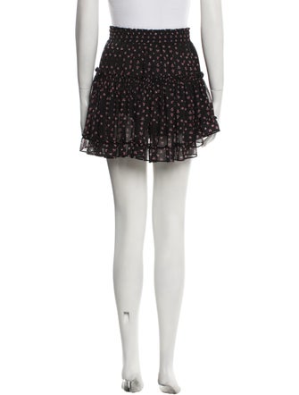 MISA Los Angeles Printed Mini Skirt