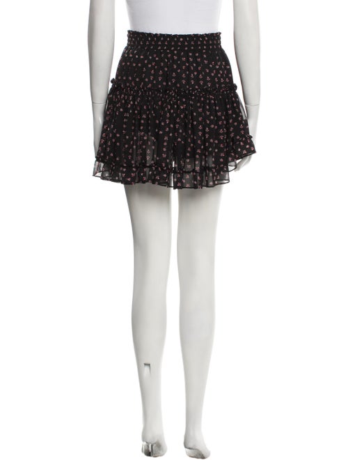 MISA Los Angeles Printed Mini Skirt