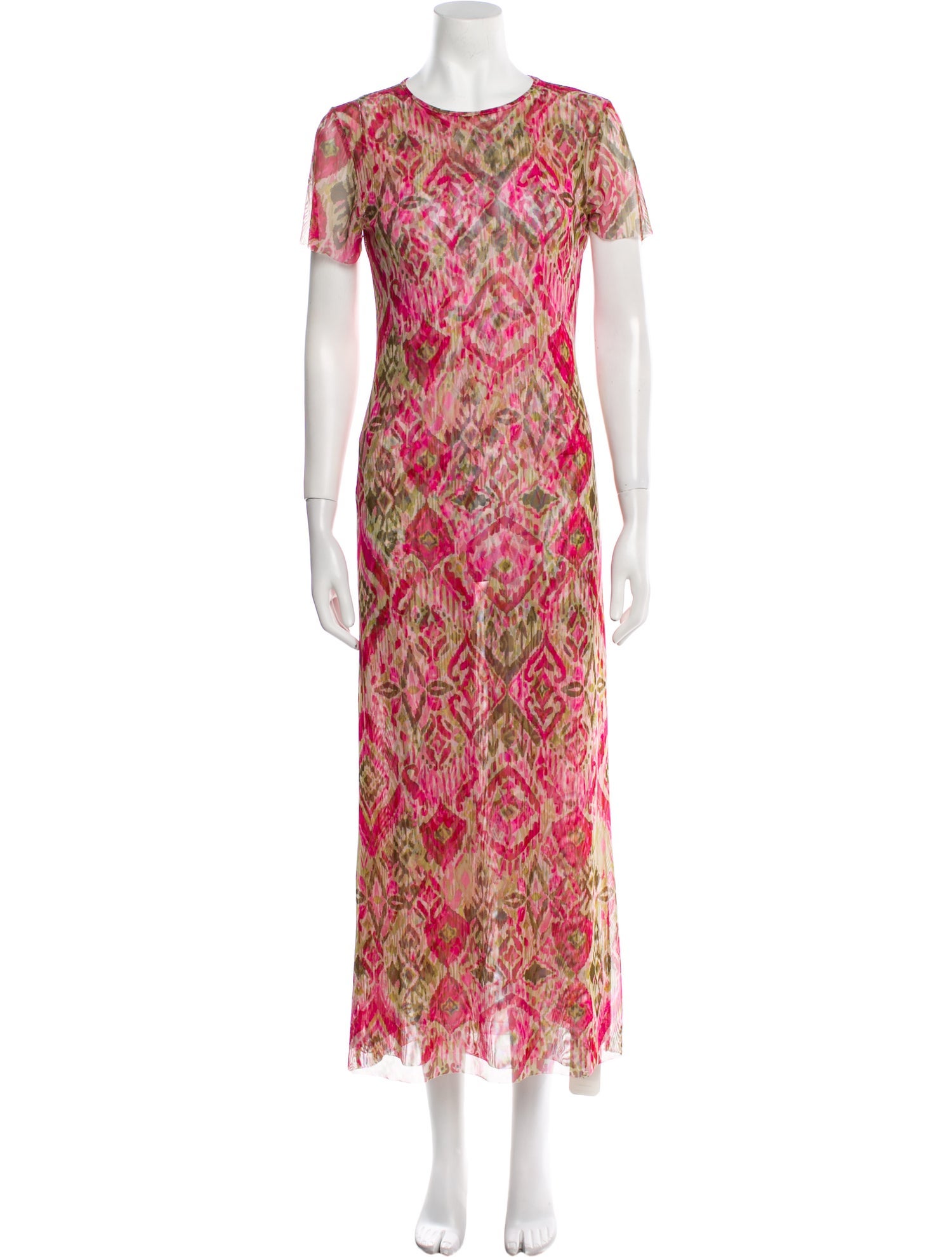 MISA Los Angeles Printed Long Dress