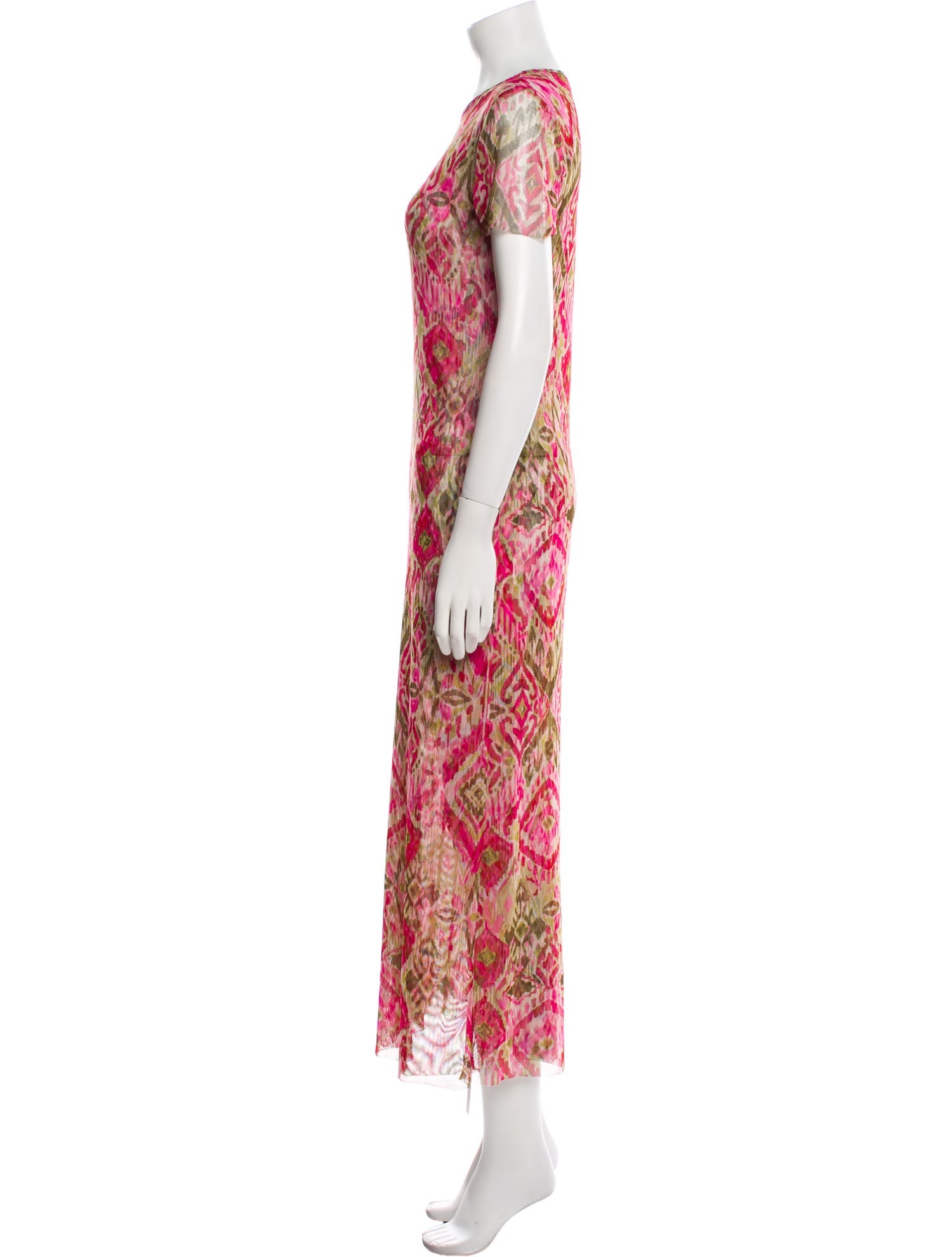 MISA Los Angeles Printed Long Dress