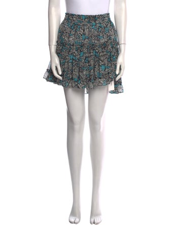 MISA Los Angeles Printed Mini Skirt