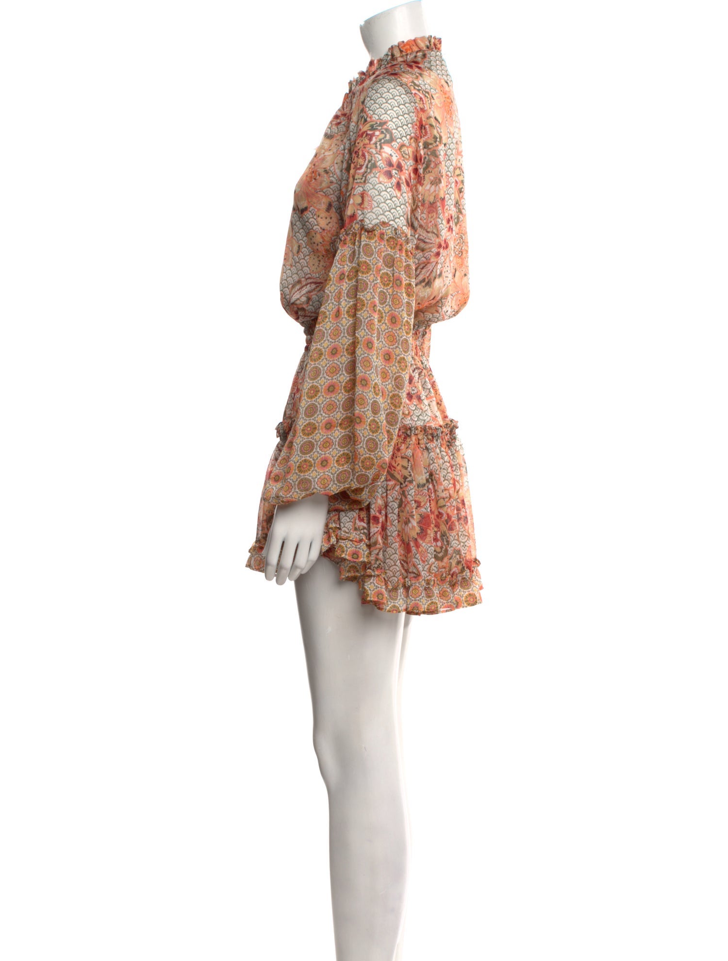 MISA Los Angeles Printed Mini Dress