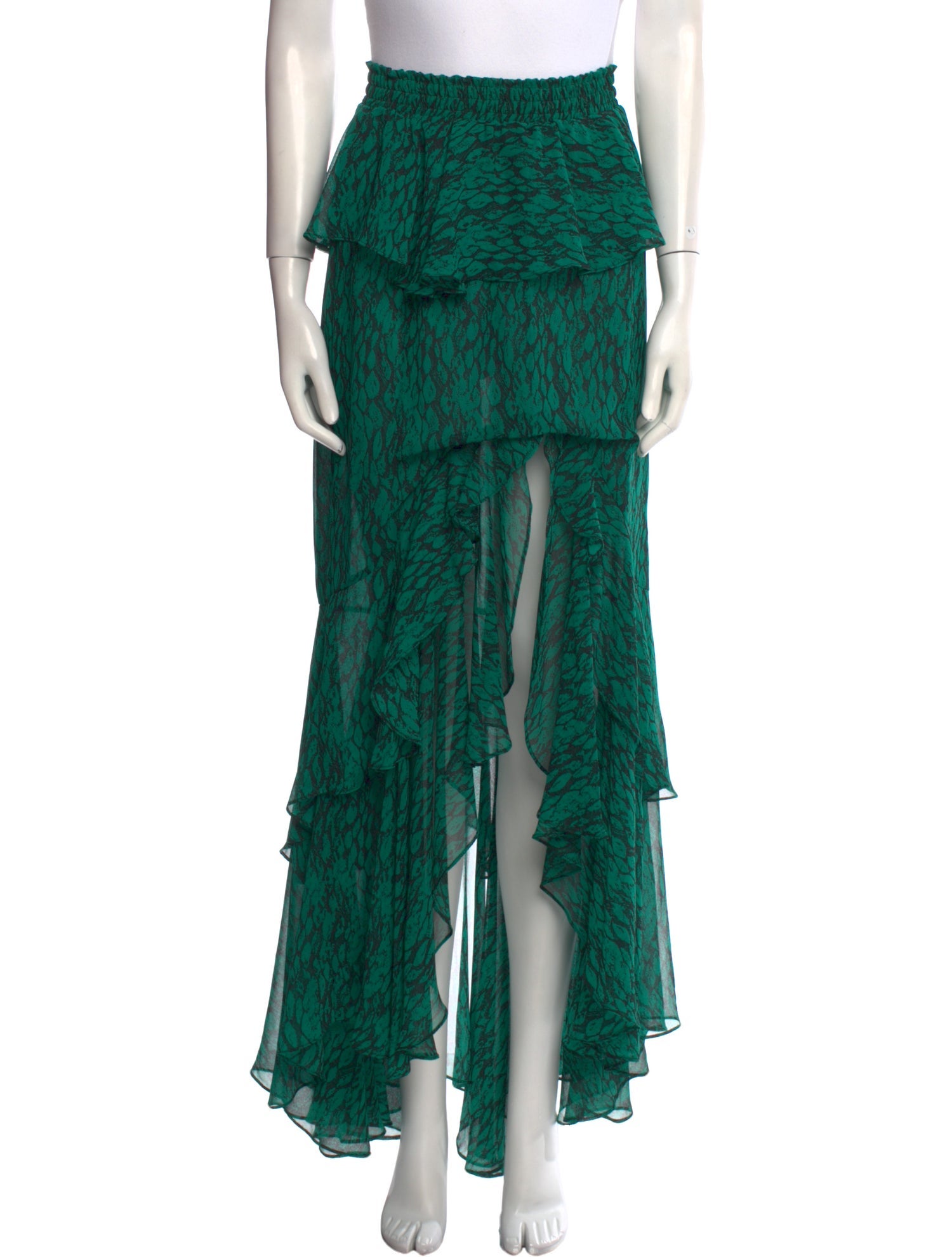 MISA Los Angeles Printed Long Skirt