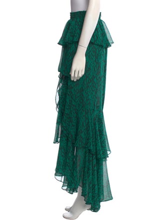 MISA Los Angeles Printed Long Skirt