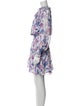 MISA Los Angeles Floral Print Knee-Length Dress