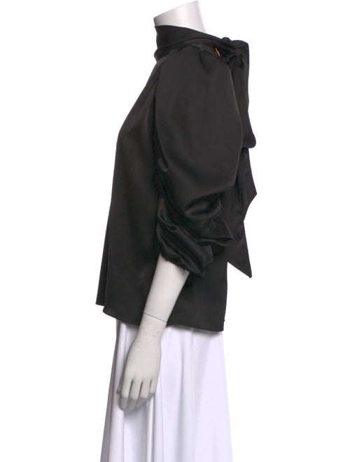 MISA Los Angeles Turtleneck Three-Quarter Sleeve Sweatshirt