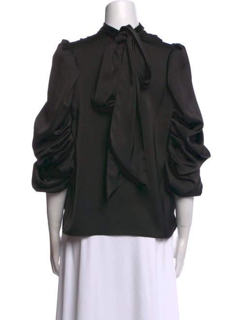 MISA Los Angeles Turtleneck Three-Quarter Sleeve Sweatshirt