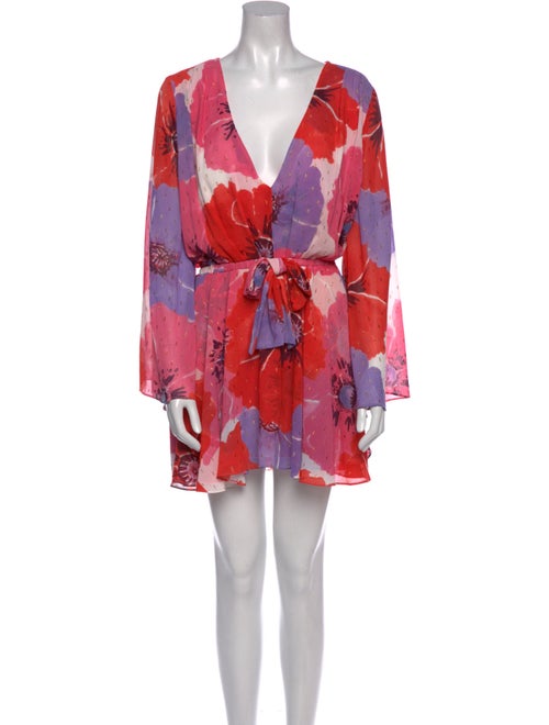 MISA Los Angeles Printed Mini Dress