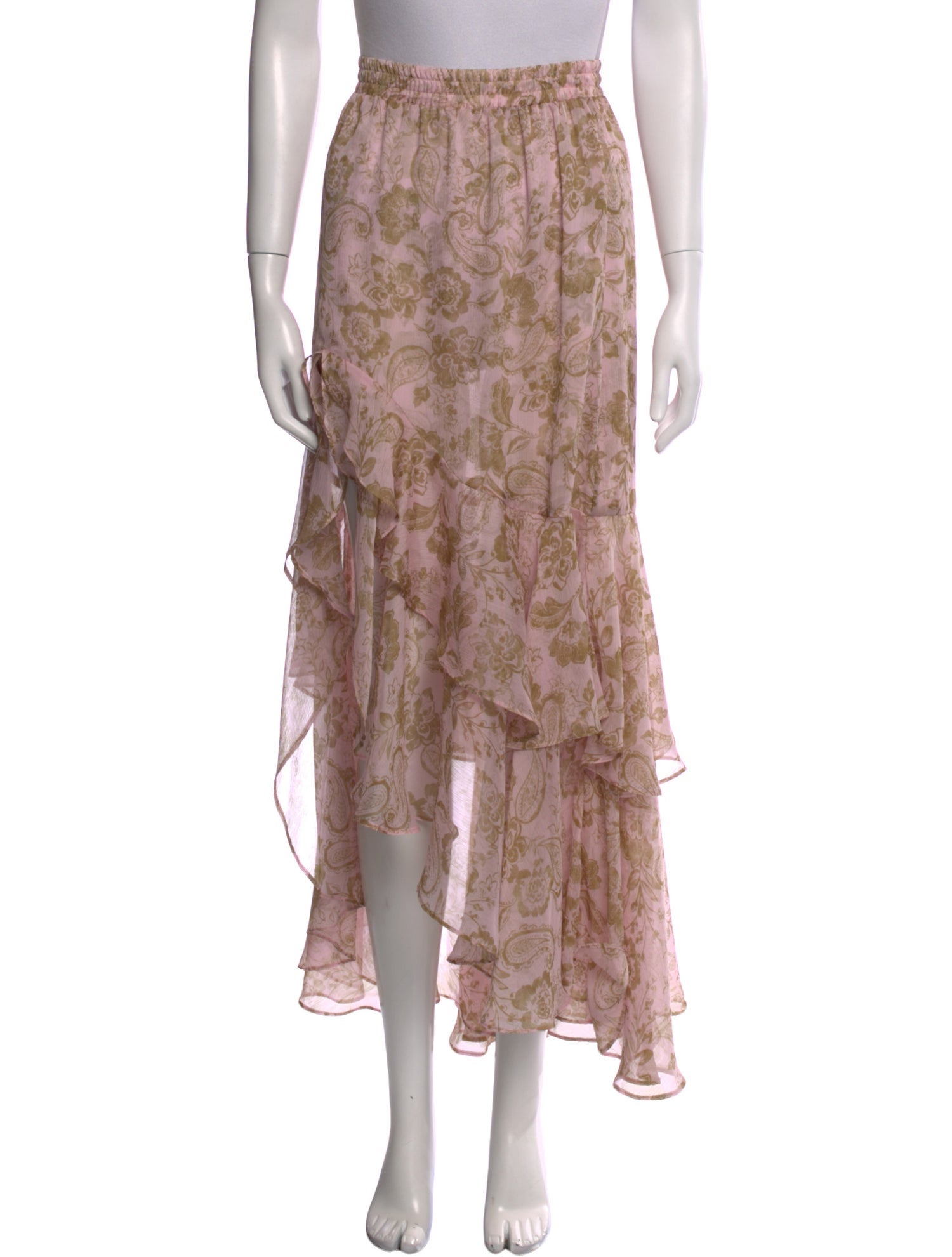 MISA Los Angeles Floral Print Long Skirt w/ Tags