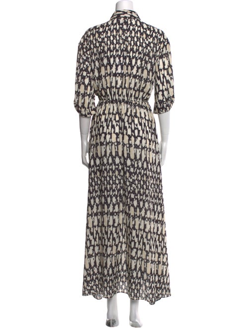 MISA Los Angeles Printed Long Dress