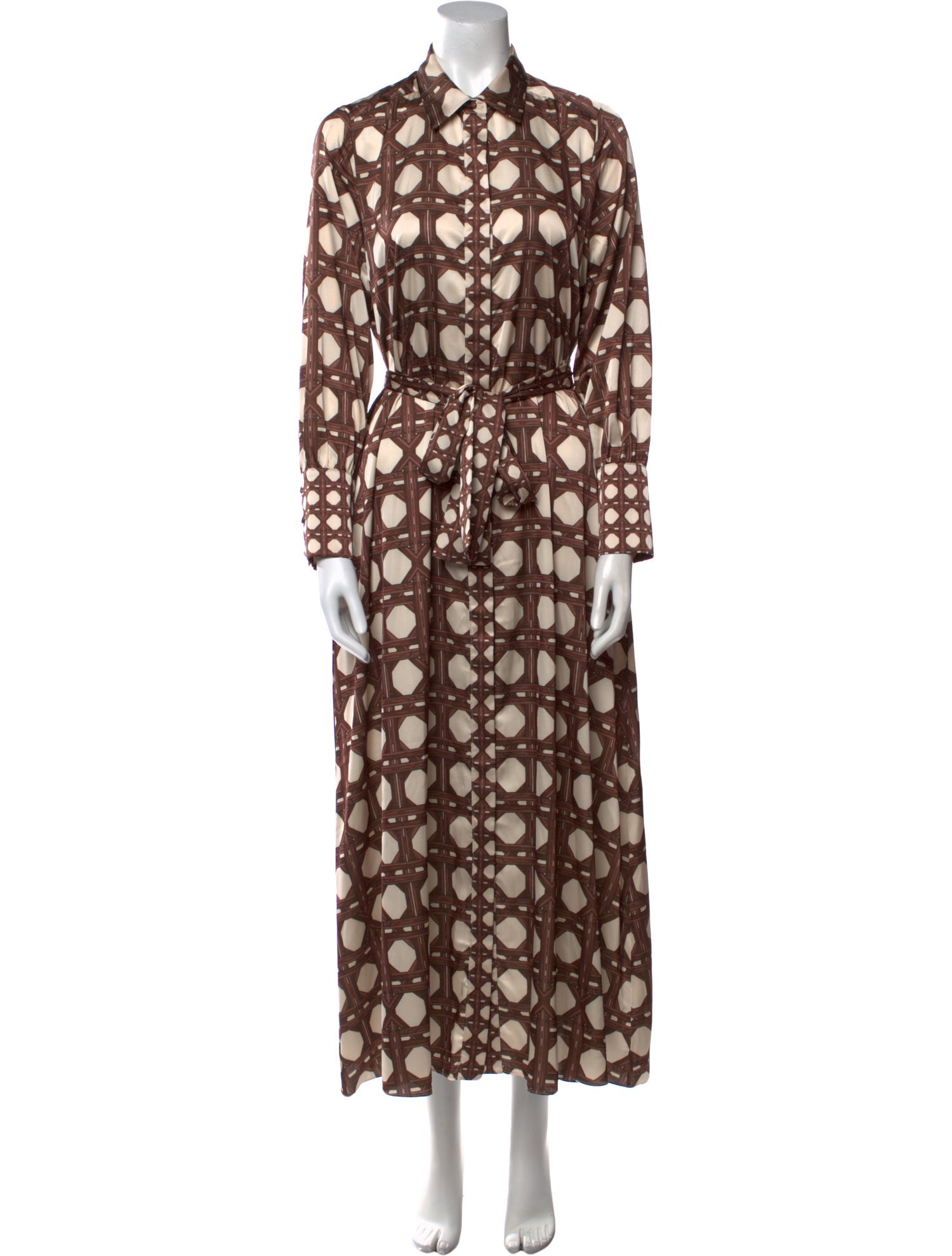 MISA Los Angeles Printed Long Dress w/ Tags