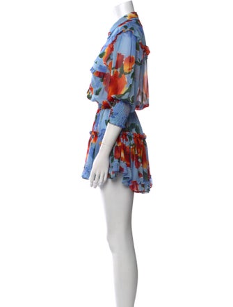 MISA Los Angeles Printed Mini Dress