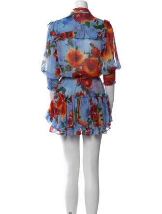 MISA Los Angeles Printed Mini Dress