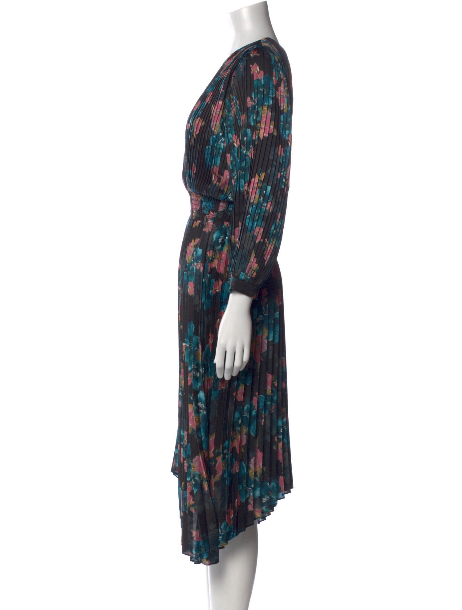 MISA Los Angeles Printed Long Dress