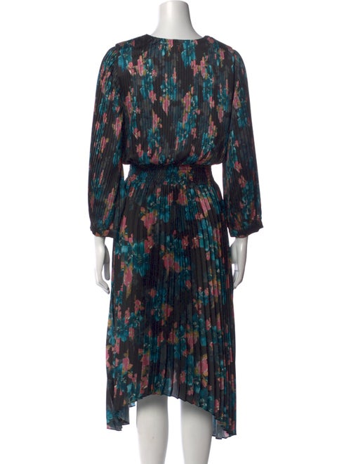 MISA Los Angeles Printed Long Dress