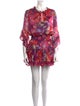 MISA Los Angeles Floral Print Mini Dress