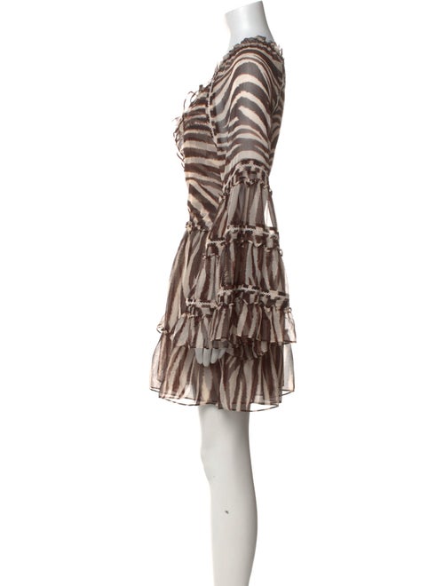 MISA Los Angeles Striped Mini Dress