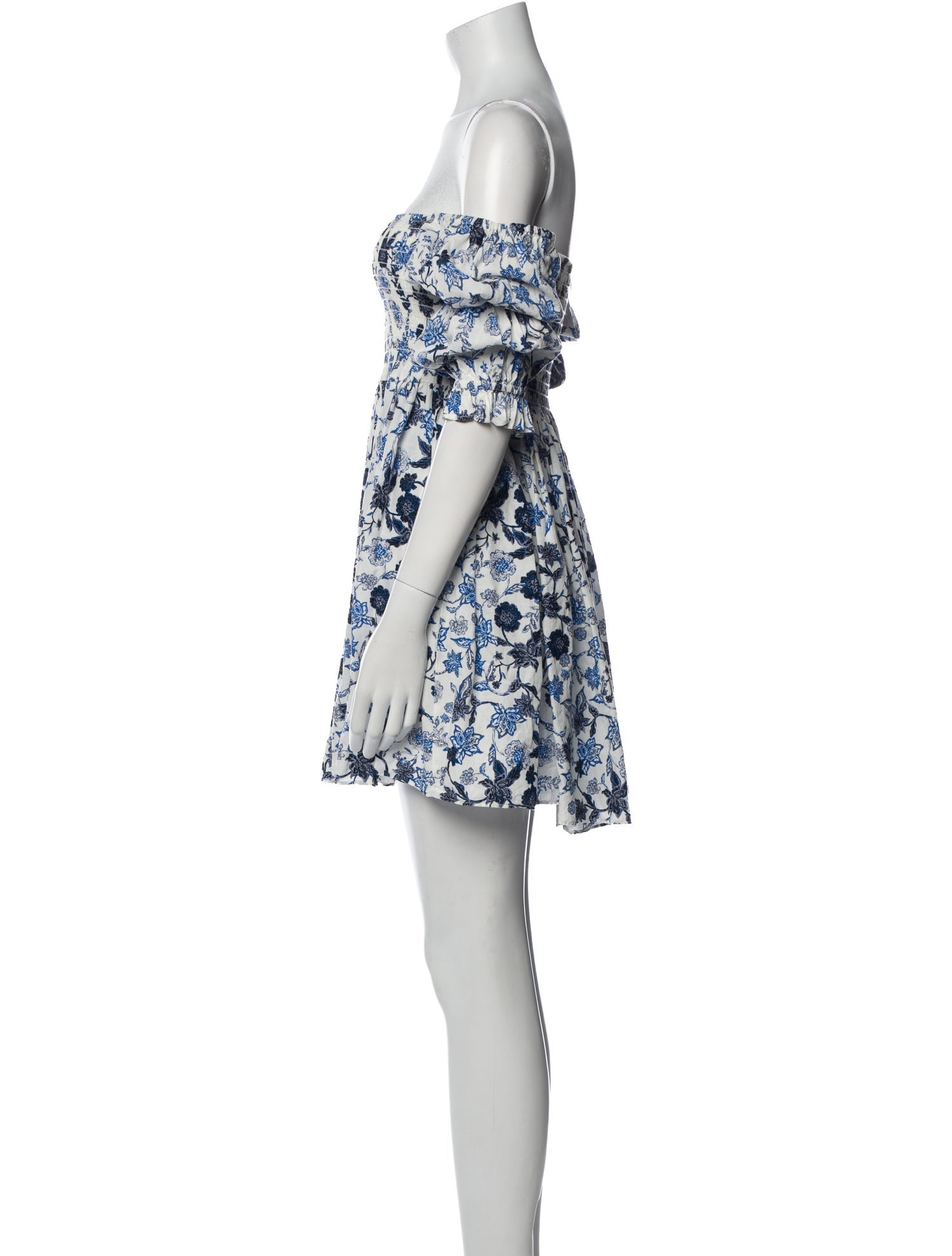MISA Los Angeles Floral Print Mini Dress
