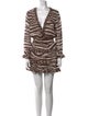 MISA Los Angeles Animal Print Mini Dress