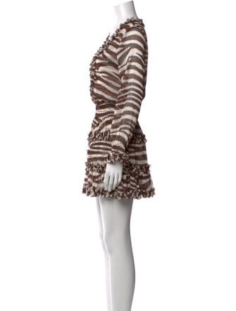 MISA Los Angeles Animal Print Mini Dress