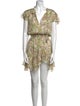 MISA Los Angeles Floral Print Mini Dress