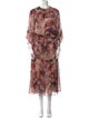 MISA Los Angeles Floral Print Long Dress