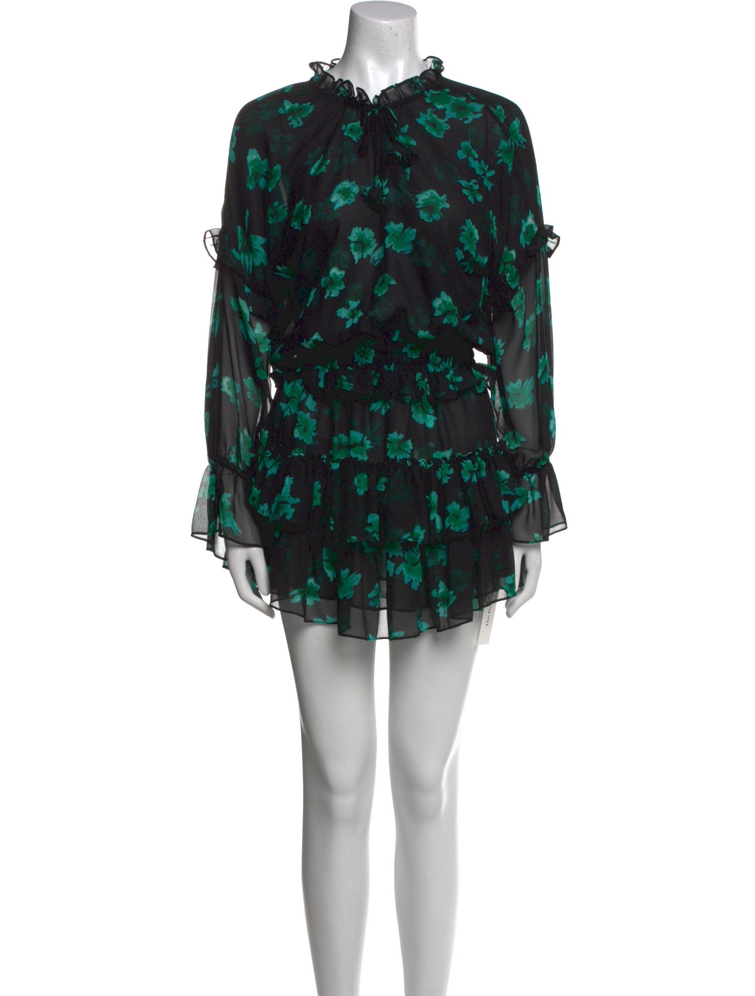 MISA Los Angeles Printed Mini Dress