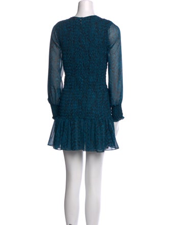 MISA Los Angeles Crew Neck Mini Dress