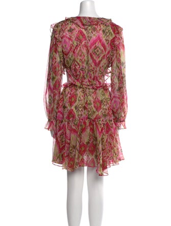 MISA Los Angeles Printed Mini Dress