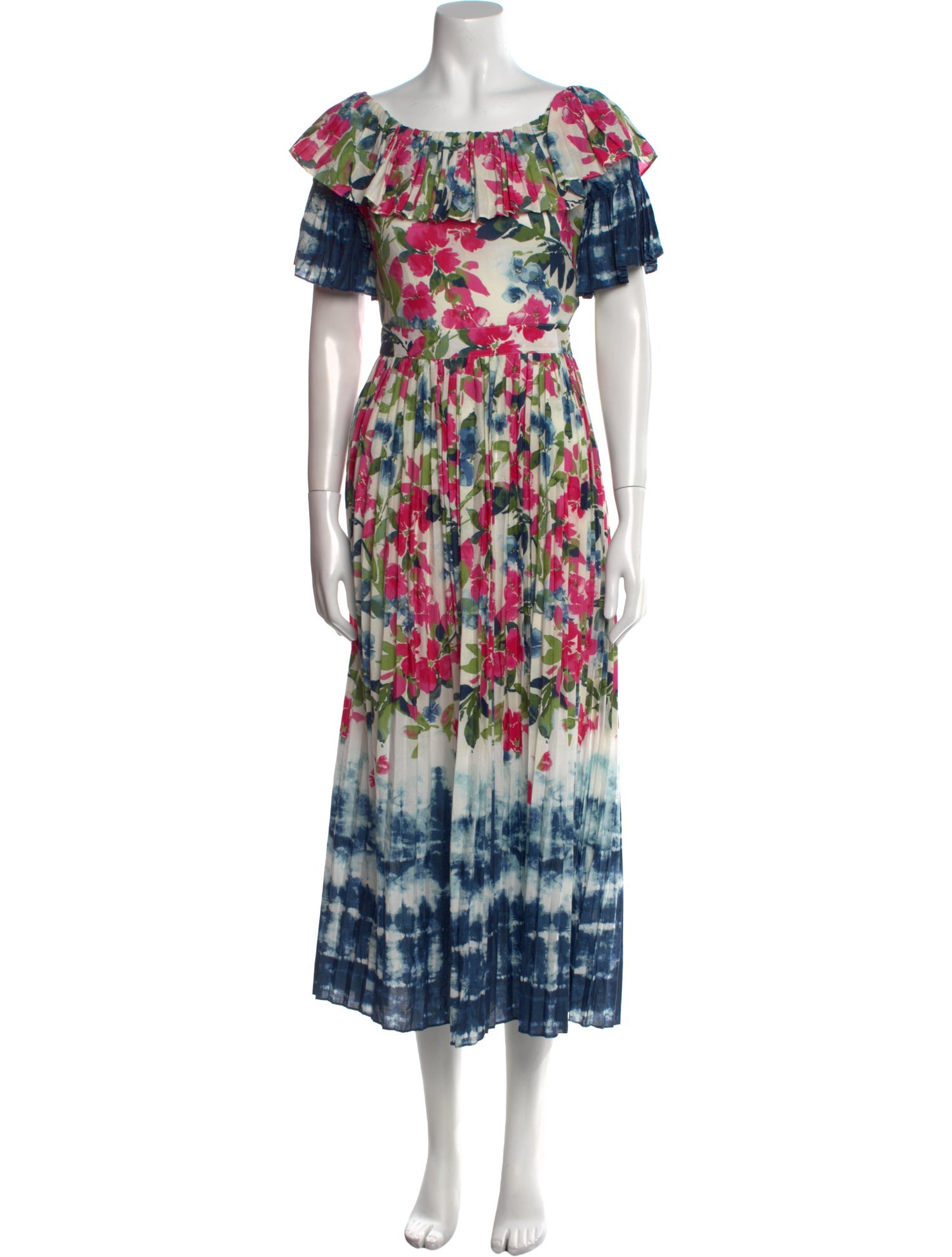 MISA Los Angeles Floral Print Long Dress w/ Tags