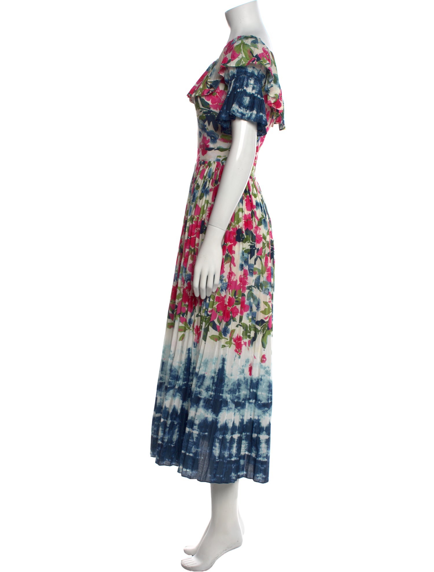 MISA Los Angeles Floral Print Long Dress w/ Tags