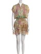 MISA Los Angeles Floral Print Mini Dress