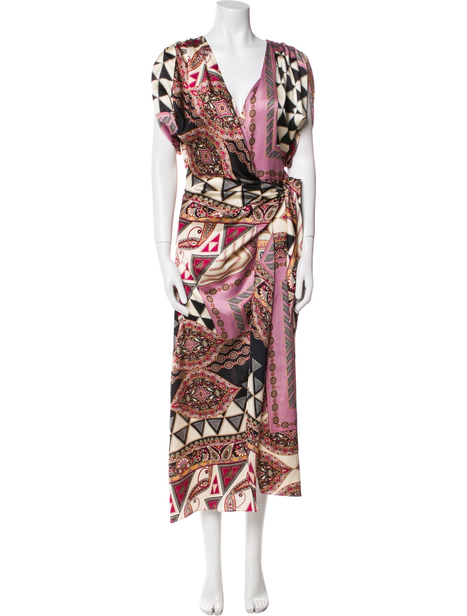 MISA Los Angeles Printed Robe