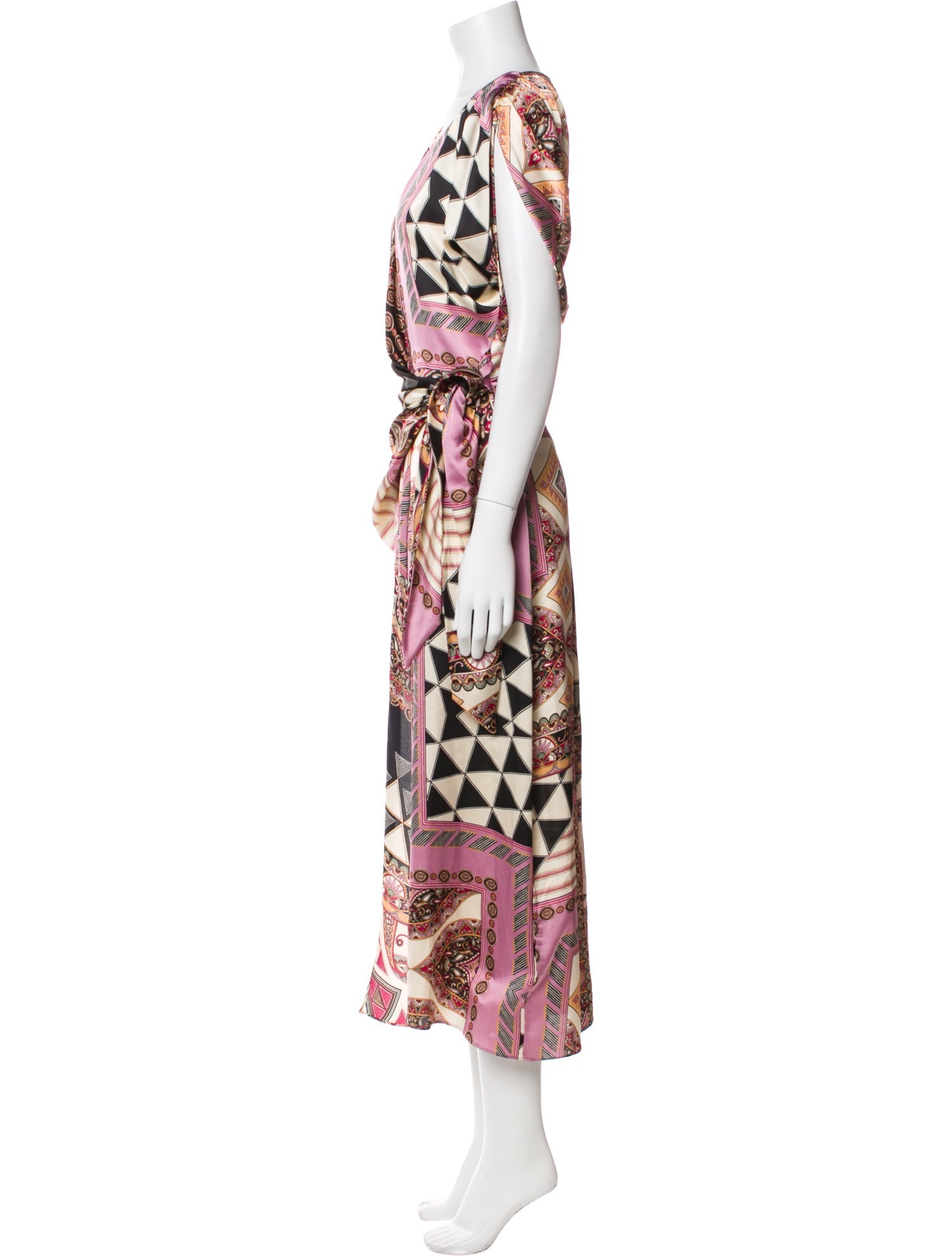 MISA Los Angeles Printed Robe