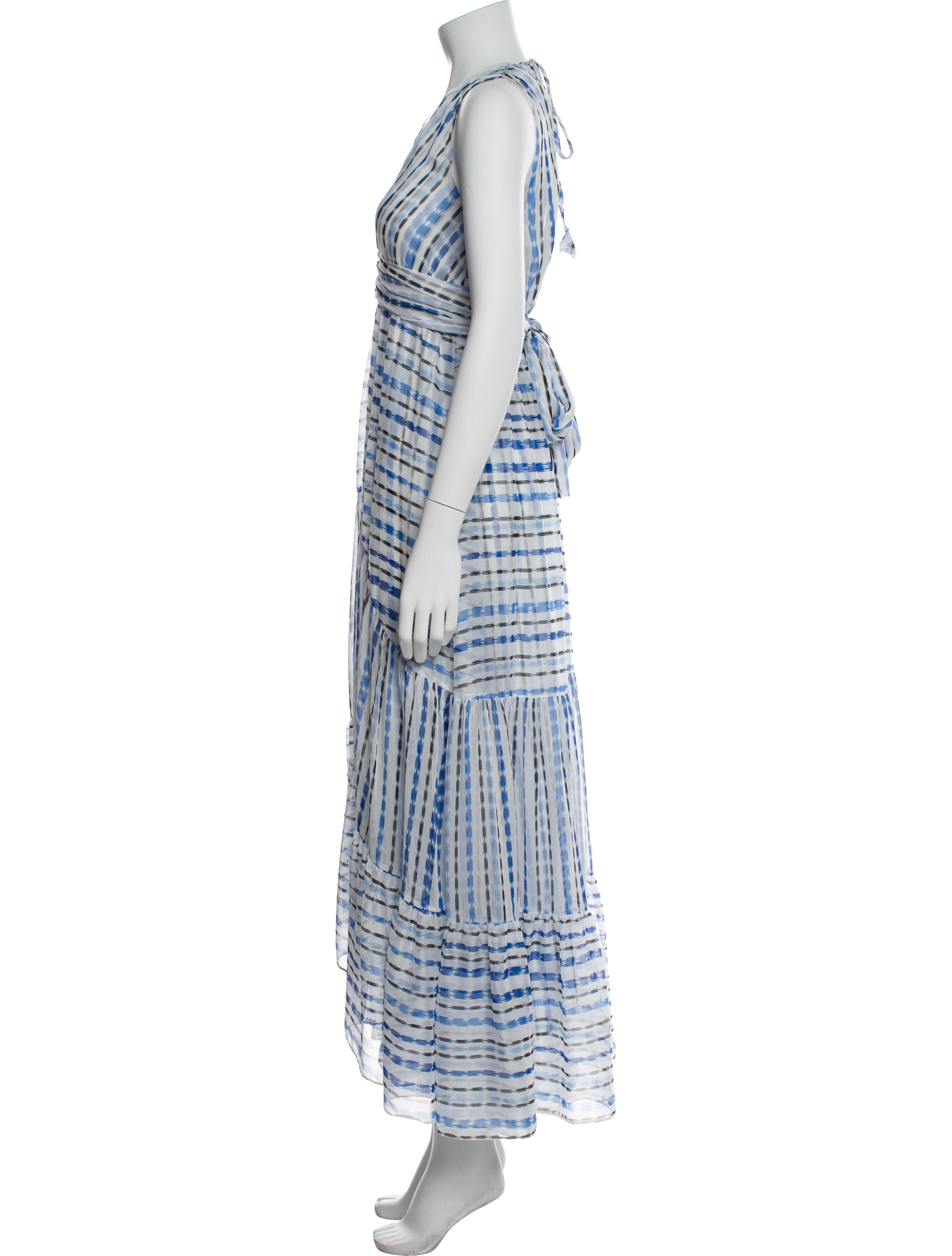 MISA Los Angeles Striped Long Dress w/ Tags