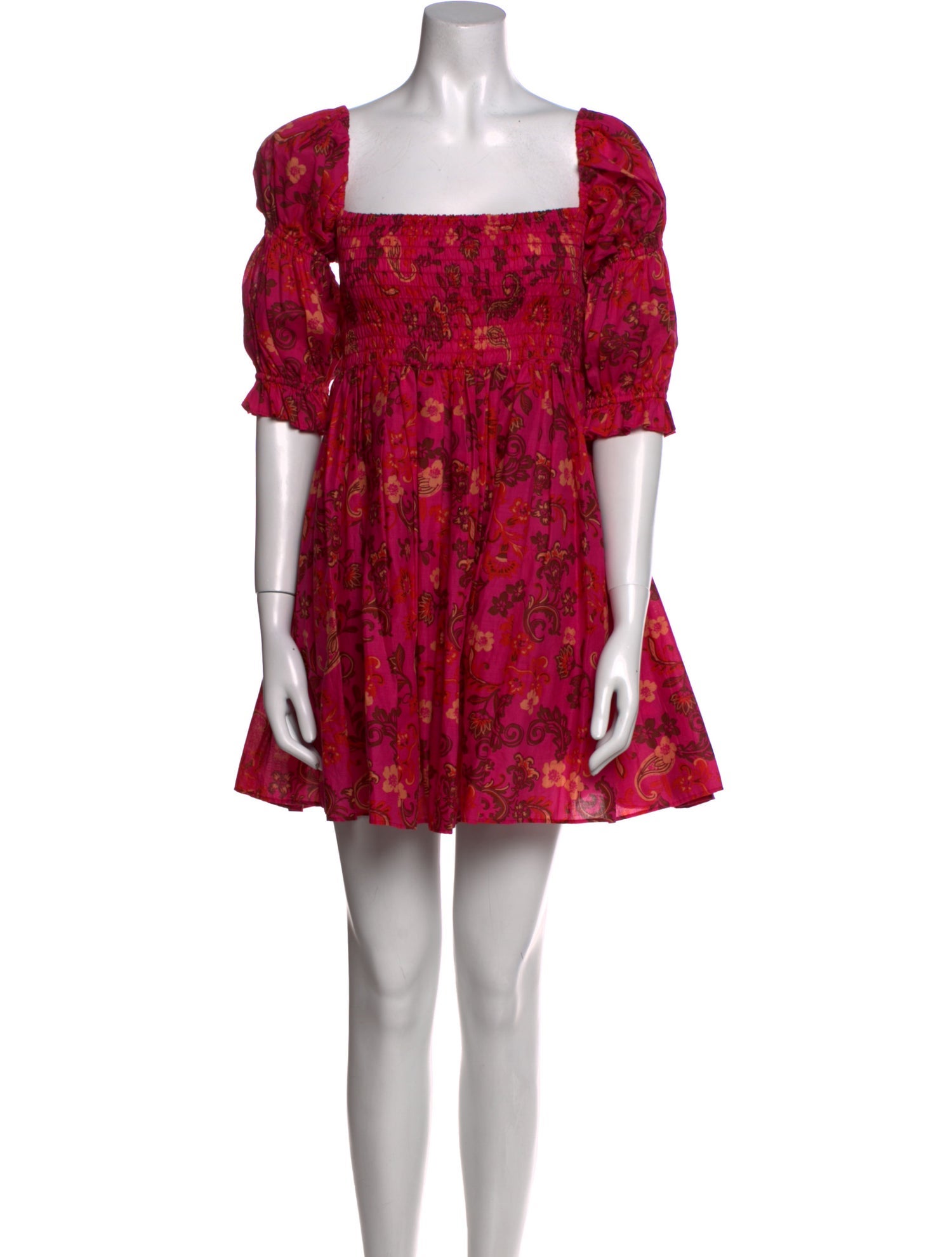MISA Los Angeles Floral Print Mini Dress