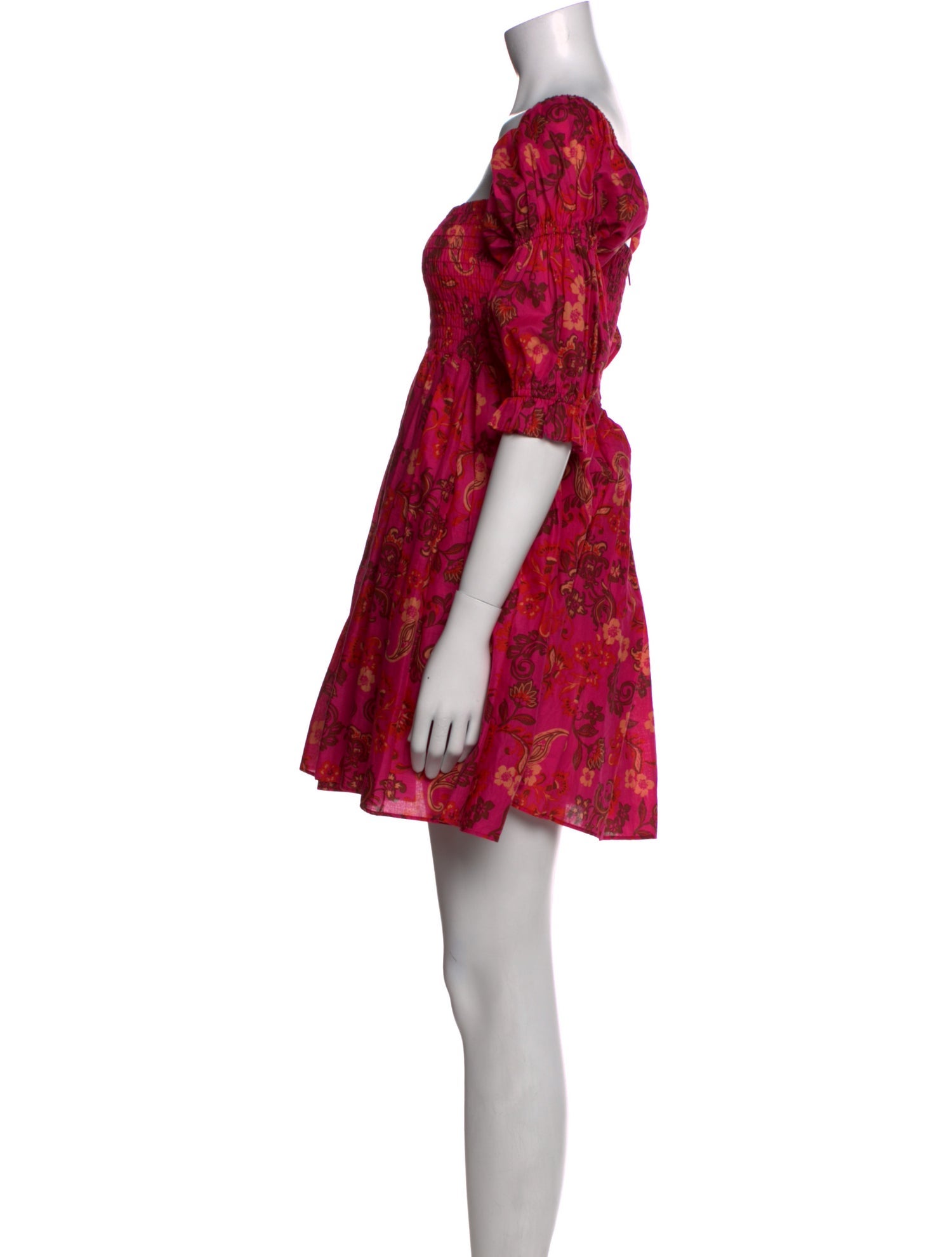 MISA Los Angeles Floral Print Mini Dress