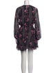MISA Los Angeles Floral Print Mini Dress