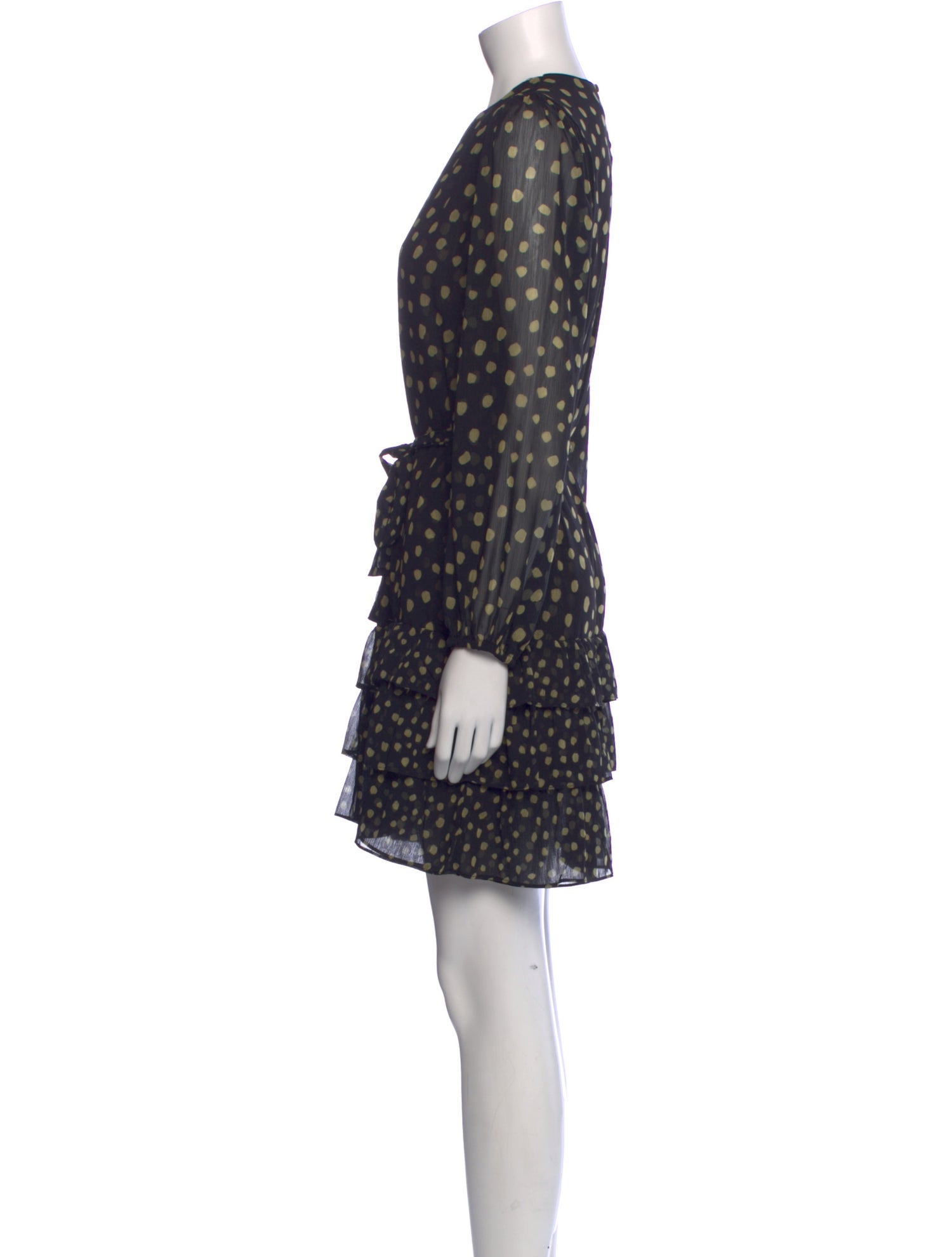 MISA Los Angeles Polka Dot Print Mini Dress