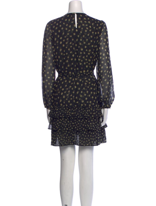 MISA Los Angeles Polka Dot Print Mini Dress