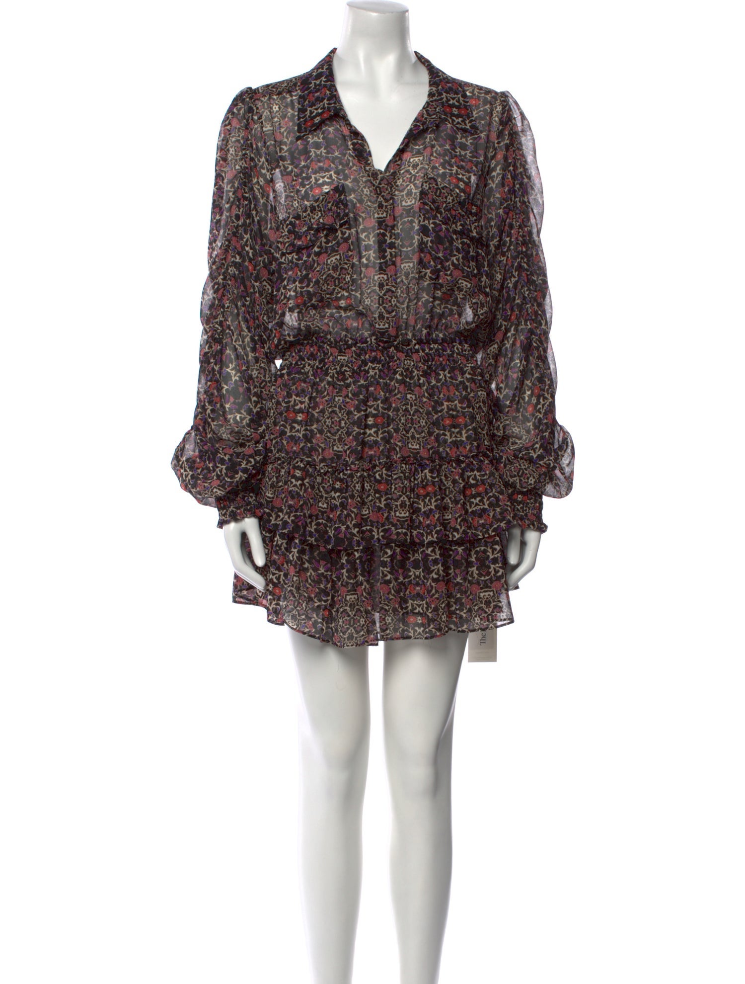 MISA Los Angeles Printed Mini Dress