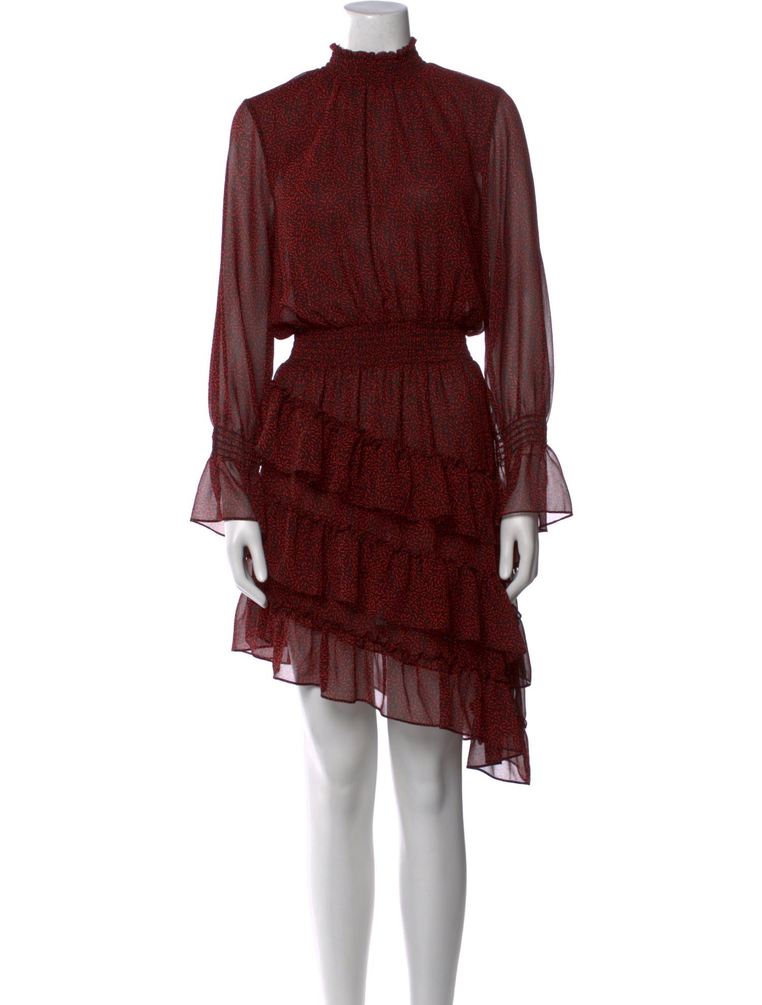 MISA Los Angeles Printed Mini Dress