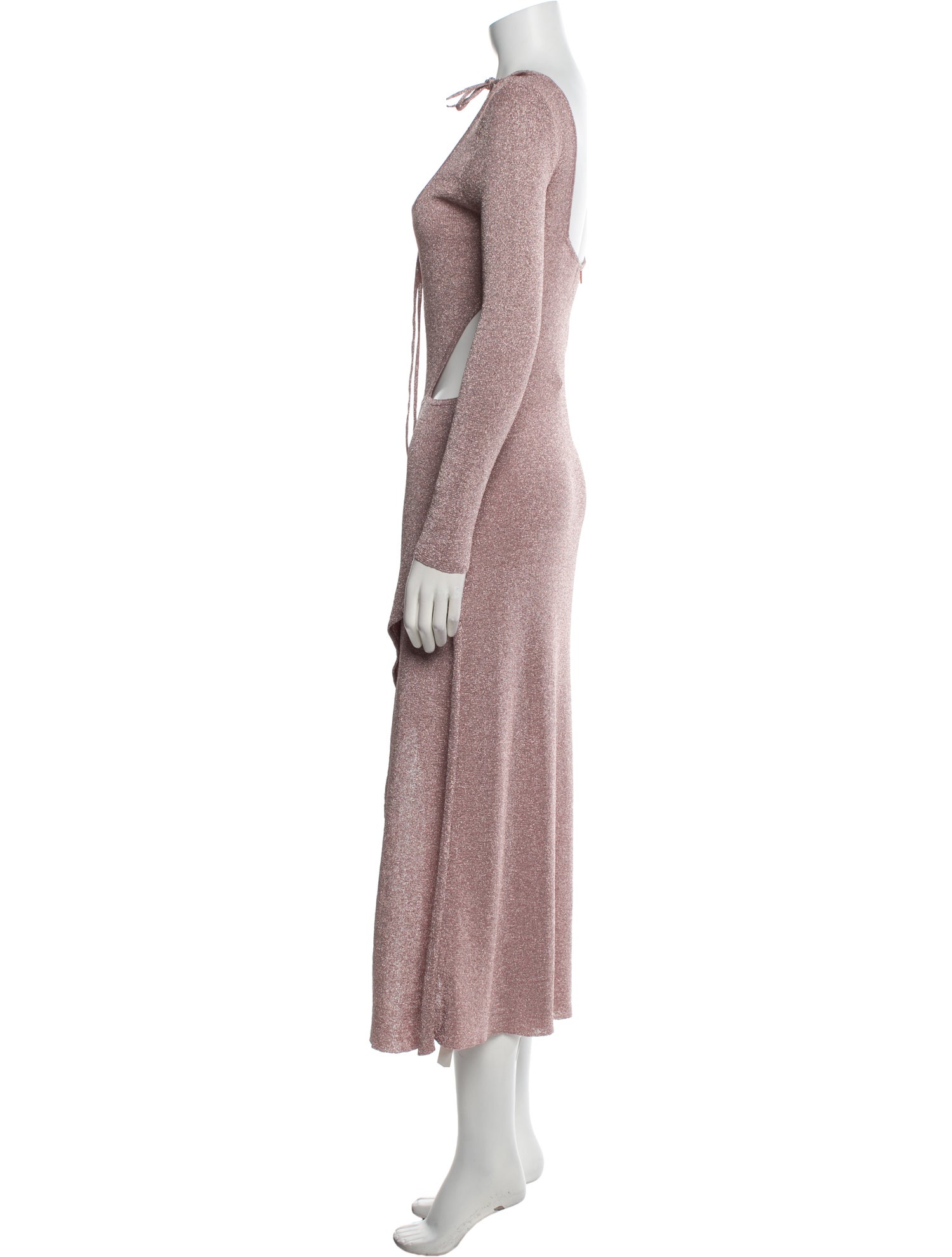 MISA Los Angeles Scoop Neck Long Dress w/ Tags