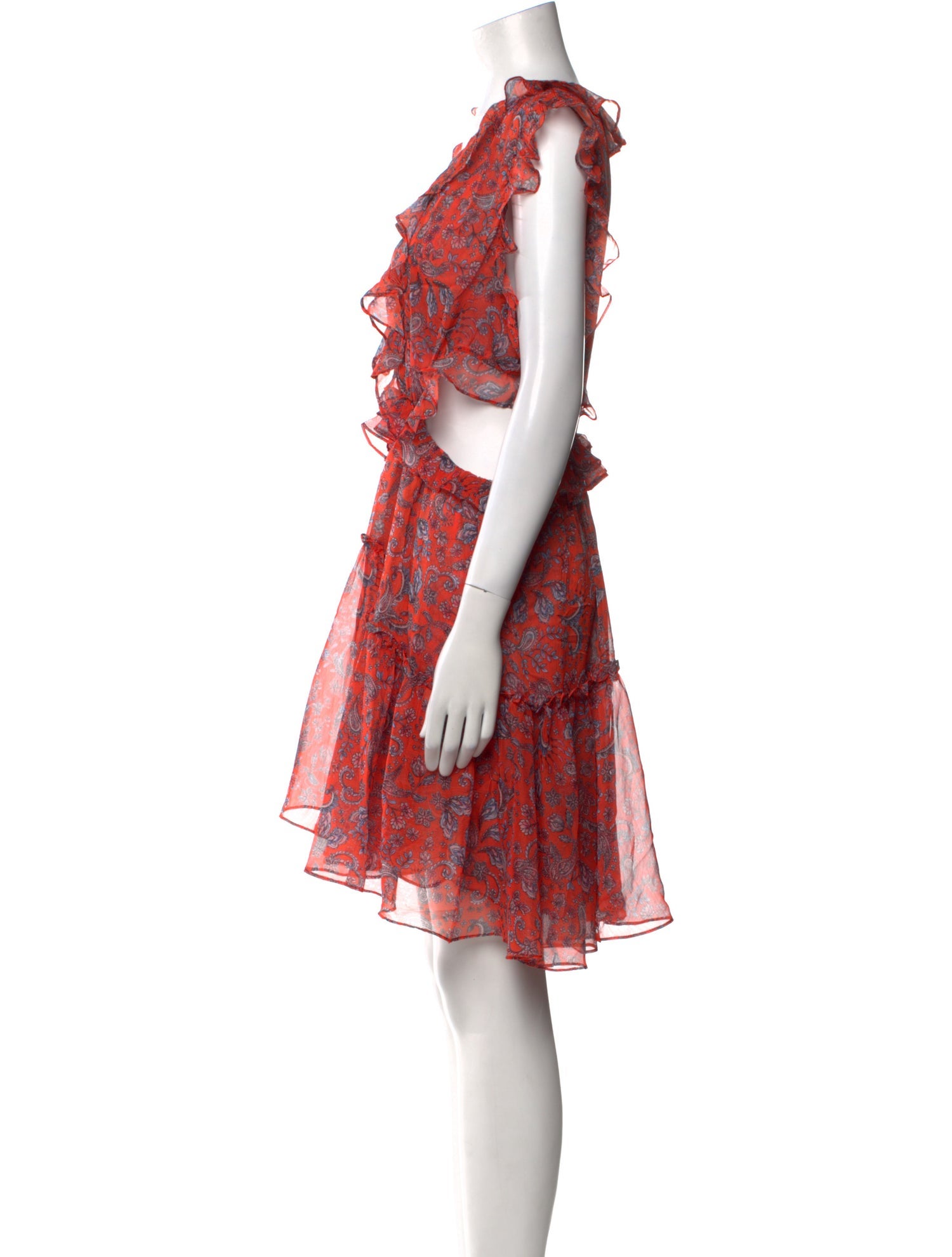 MISA Los Angeles Floral Print Knee-Length Dress w/ Tags