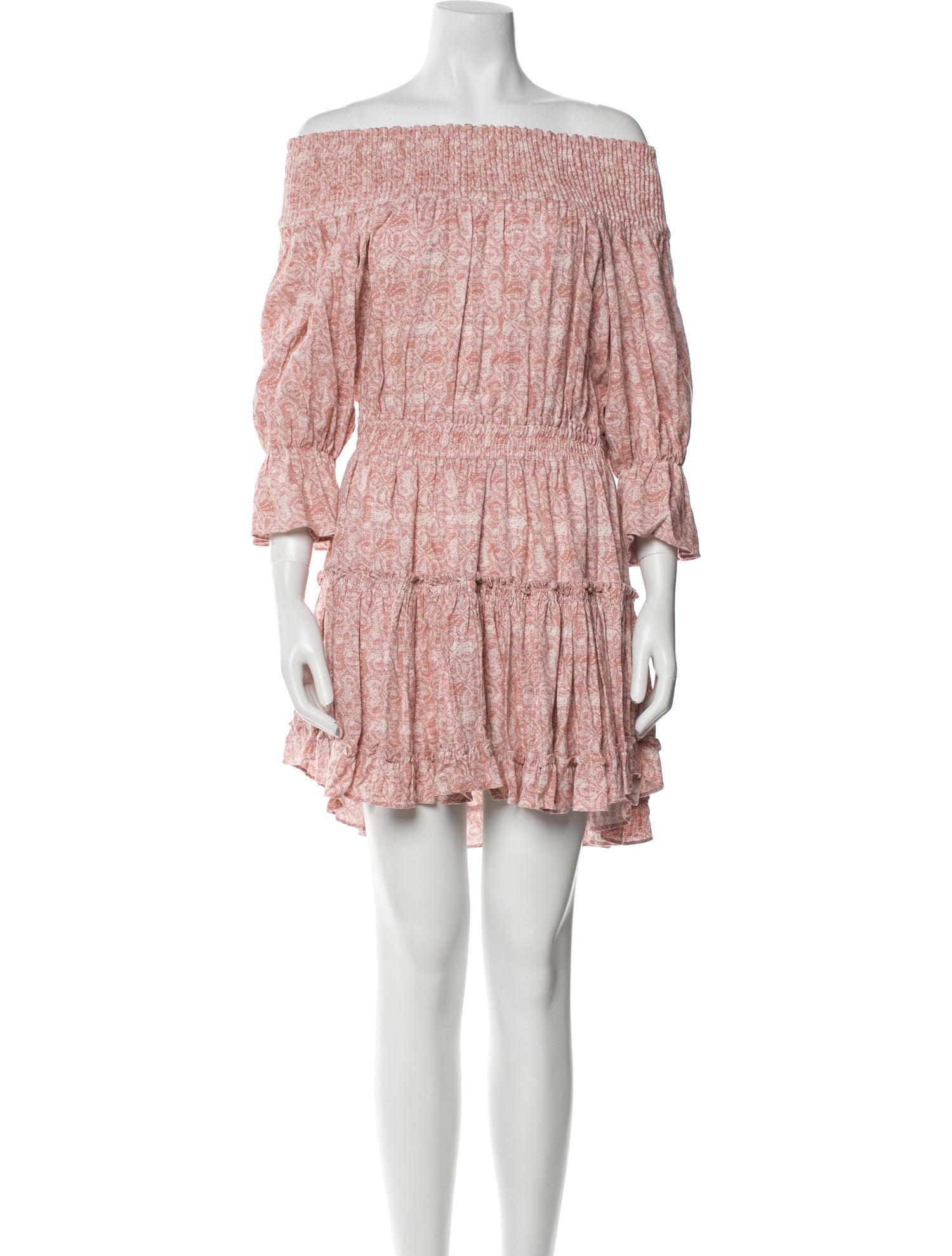 MISA Los Angeles Printed Mini Dress