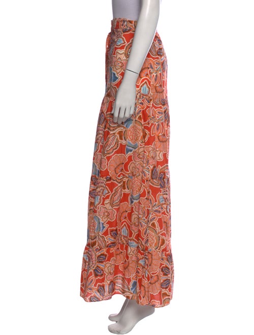 MISA Los Angeles Floral Print Long Skirt