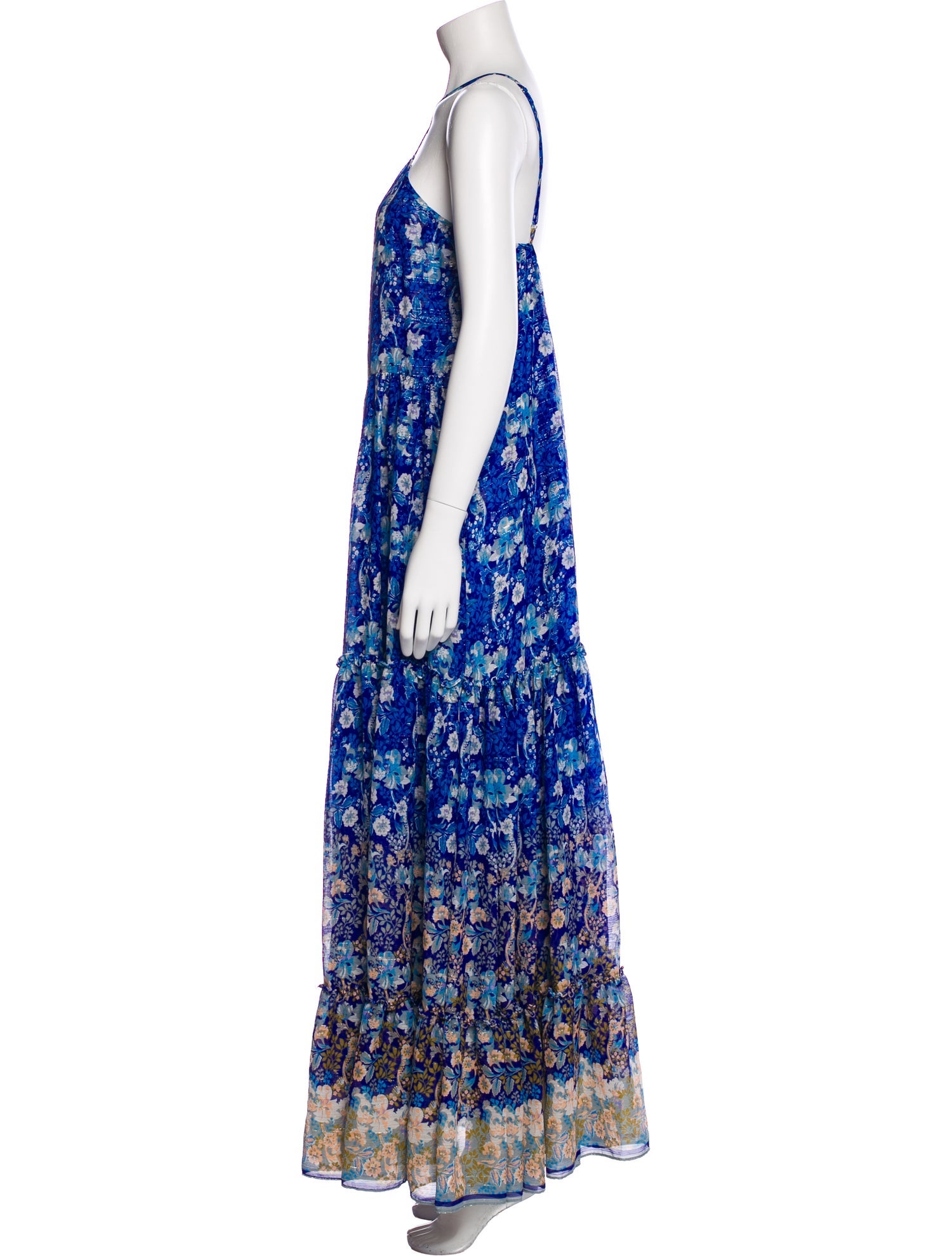 MISA Los Angeles Floral Print Long Dress w/ Tags