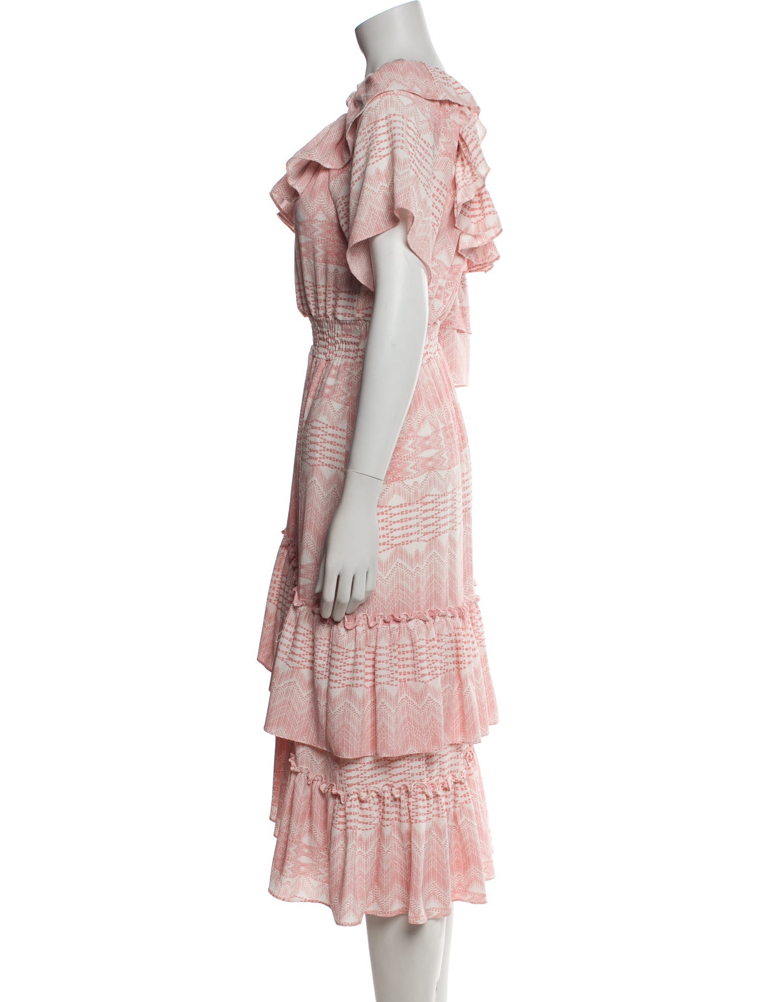 MISA Los Angeles Printed Mini Dress