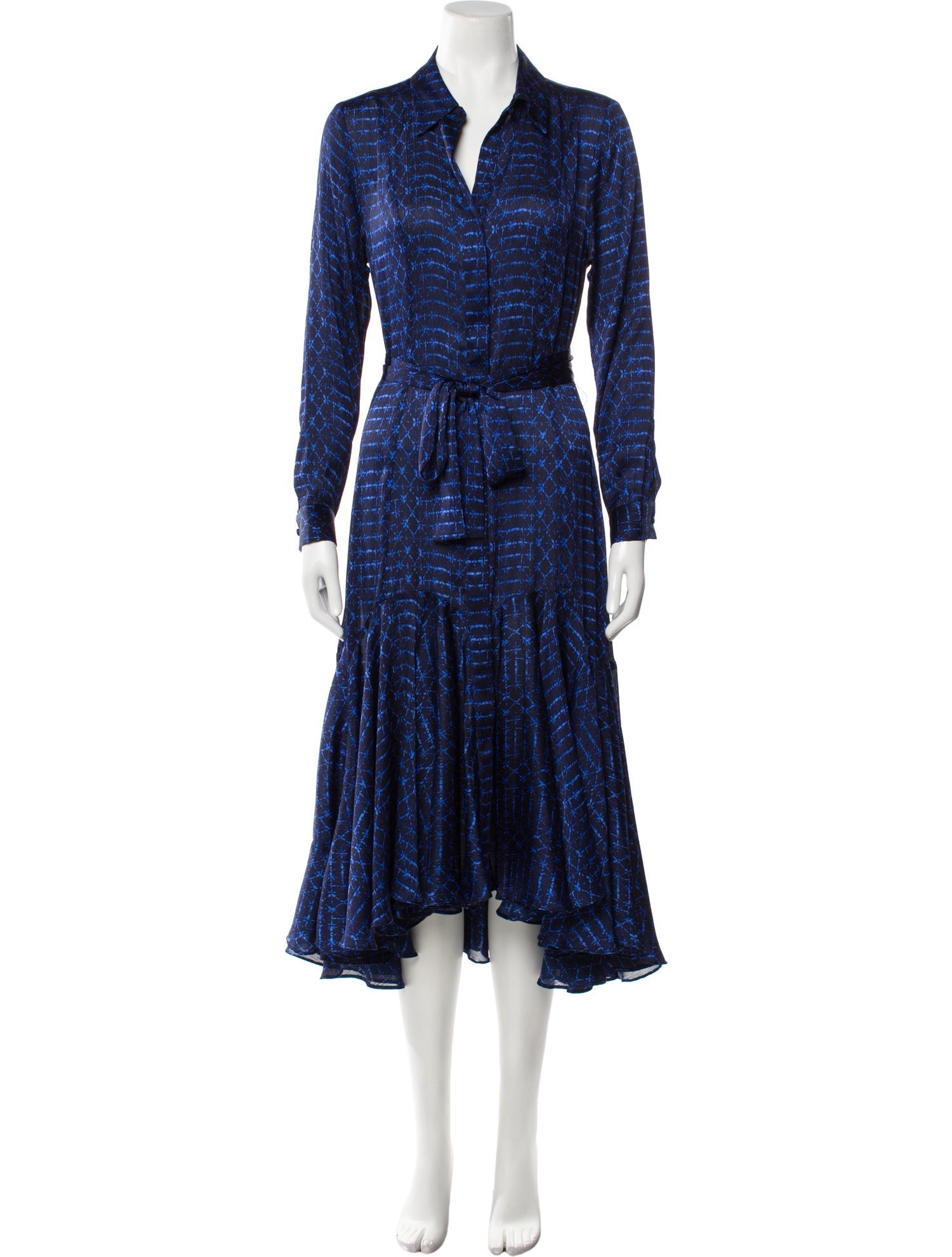 MISA Los Angeles Printed Long Dress